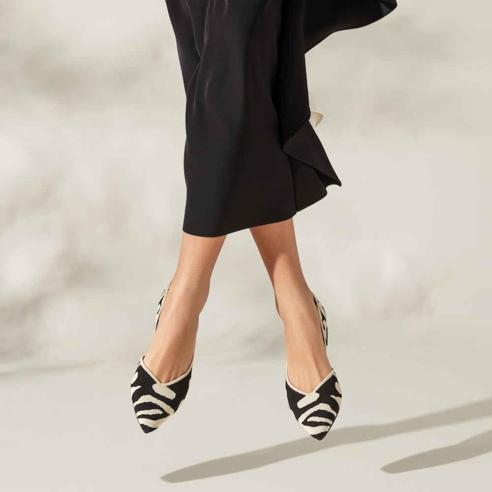 Chic Zebra Pattern Women's Flats